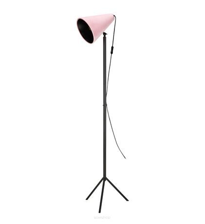 Lampa podłogowa CILLA 107928 Markslojd Różowy abażur czarna podstawa E27