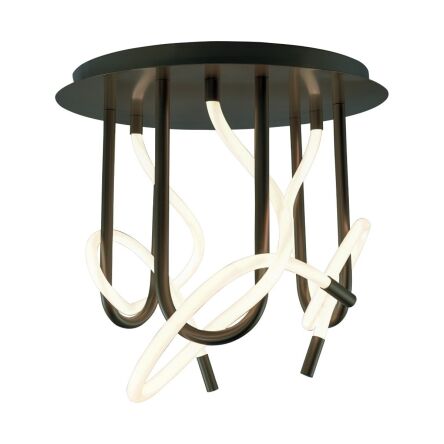 2023573-BK BALBO LAMPA SUFITOWA CZARNA/BLACK ZUMALINE