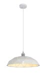 Lampa wisząca GROSETTO LDP 8039-400 (WT) Lumina Deco biała chrom 40 CM - 2
