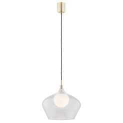 Lampa wisząca IRUN 4268 Argon Podwójny klosz 30 cm