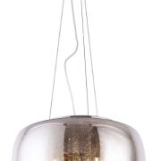 Lampa wisząca MAX-LIGHT Moonlight duża P0076-06X chromowany klosz kryształki elegancki 
