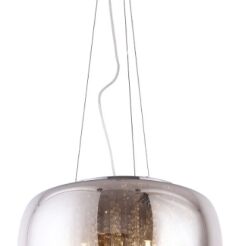 Lampa wisząca MAX-LIGHT Moonlight duża P0076-06X chromowany klosz kryształki elegancki 