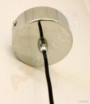 Lampa wisząca Stylo 1 AZzardo AZ0117 chrom klosz w kształcie stożka na końcu szklany - 2