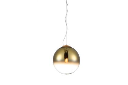 Lampa wisząca IRIS 40 AZ3131 nowoczesna elegancka szklany klosz kolor złoty