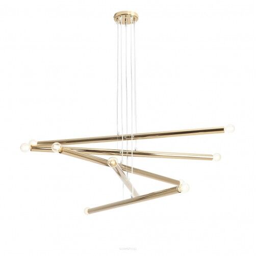 Lampa wisząca TUBO 10 GOLD 5 metrowych tub ALDEX 1072M30  