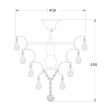 PLAFON lampa wewnętrzna ZUMA LINE FUSION CEILING RLX93410-1 W KOLORZE transparentnym NOWOCZESNY   - 2