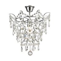 PLAFON lampa wewnętrzna ZUMA LINE FUSION CEILING RLX93410-1 W KOLORZE transparentnym NOWOCZESNY  