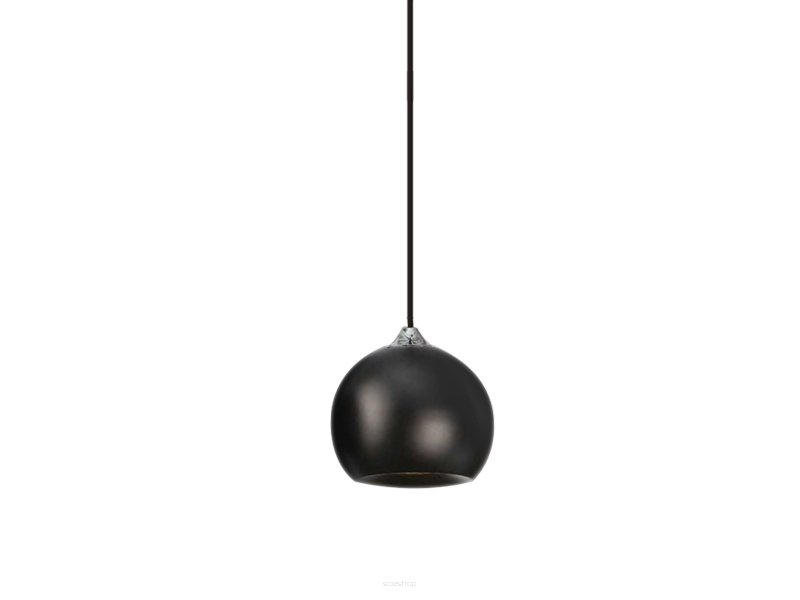 Lampa wisząca GULIA 1 BLACK AZzardo FH5951-BCB-120 AZ0630 BK  Lampa wykonana jest z metalu i szkła kulisty klosz w kolorze czarnym