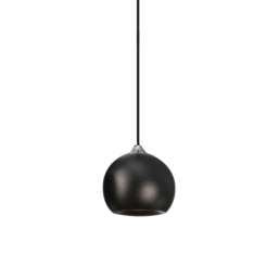 Lampa wisząca GULIA 1 BLACK AZzardo FH5951-BCB-120 AZ0630 BK  Lampa wykonana jest z metalu i szkła kulisty klosz w kolorze czarnym