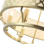 Lampa wisząca Verno Old Gold Orlicki Design ażurowa złota - 7