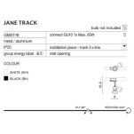 Reflektor JANE TRACK AZzardo AZ2457 kolor czarny do instalowania na szynoprzewodzie GU10 - 3