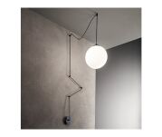 KINKIET (Lampa wisząca) Boa SP1 biały 160863, czarny 160856 NOWOCZESNY IP20 SZKŁO Ideal Lux minimalistyczna oprawa w kolorze białym i czarnym - 2