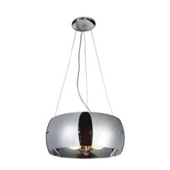 Lampa wisząca Cosmo 2901-3PB AZ0844 chrom  CR Lampa wykonana jest z metalu oraz szkła o wykończeniu chromowanym