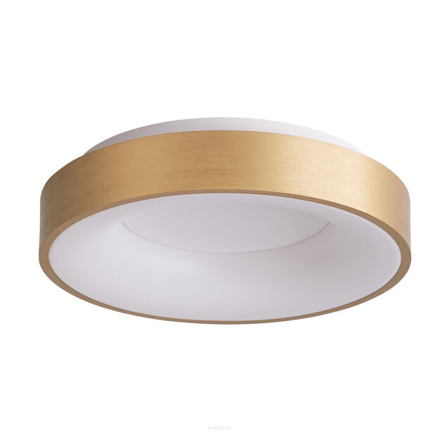 Plafon GIULIA 5304-840RC-GD-3 Italux okrągły MODNY ZŁOTY SZCZOTKOWANY KOLOR LED nowoczesny