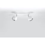 PLAFON OCULARE 2 Biały  SOLLUX  Lampa Ścienna NOWOCZESNY stal  SL.0438 metalowa lampa  SOLLUX LIGHTING - 2