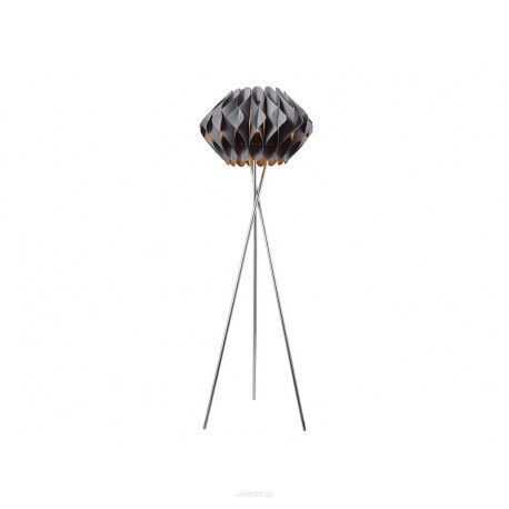 Lampa podłogowa RUBEN FLOOR GREY AZ2405 Azzardo kolor szary kształtem przypomina pąk  kwiatu
