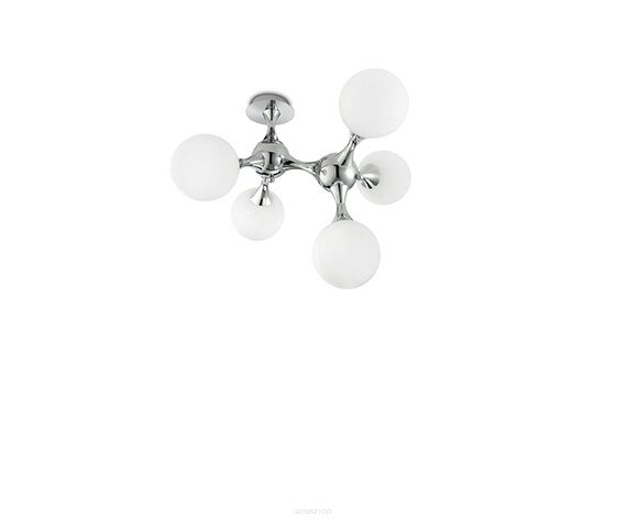 Plafon Nodi PL5 073712 NOWOCZESNY IP20  METAL / SZKŁO oprawa w stylu nowoczesnym Ideal Lux LAMPA WEWNĘTRZNA  