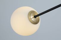 Lampa wisząca OVIEDO 6 AZ4421 Azzardo metal szkło nowoczesna czarno-złota - 2