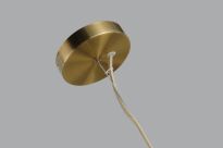 Lampa wisząca OVIEDO 6 AZ4421 Azzardo metal szkło nowoczesna czarno-złota - 5