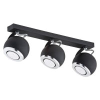 Oprawa sufitowa KOS 1263 Argon CZARNA listwa 3 reflektorki 