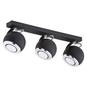 Oprawa sufitowa KOS 1263 Argon CZARNA listwa 3 reflektorki 