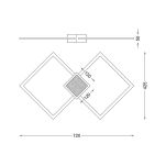 RLX96474-1B HEX LAMPA SUFITOWA ZŁOTA ZUMALINE - 2