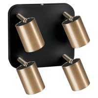 Lampa sufitowa EYE SPOT Nowodvorski 8820 Regulowana czarna mosiądz