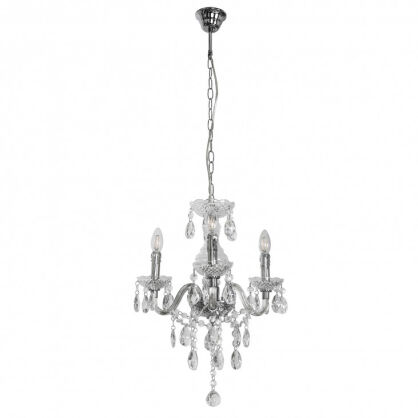 Żyrandol Whiz L.90690/3CLE Italux  chrom styl pałacowy elagancki