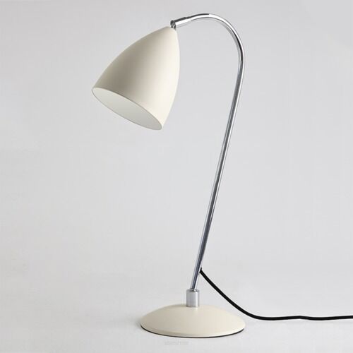 Lampa stołowa Joel Table- Astro 4545 dla ucznia ruchome stalowe ramię klosz kielich E27 kremowa
