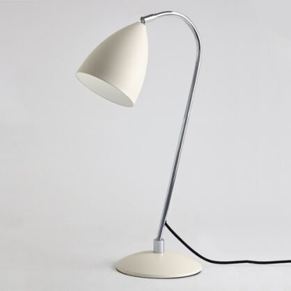 Lampa stołowa Joel Table- Astro 4545 dla ucznia ruchome stalowe ramię klosz kielich E27 kremowa