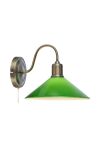 Kinkiet Vela 1L E27 108866 Markslojd antyczny mosiądz/zielona Ø25cm - 2