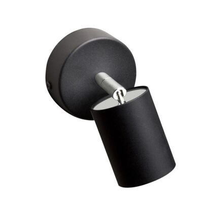 Lampa sufitowa/kinkiet EYE SPOT BLACK 6018 Nowodvorski regulowana ᴓ 7 cm