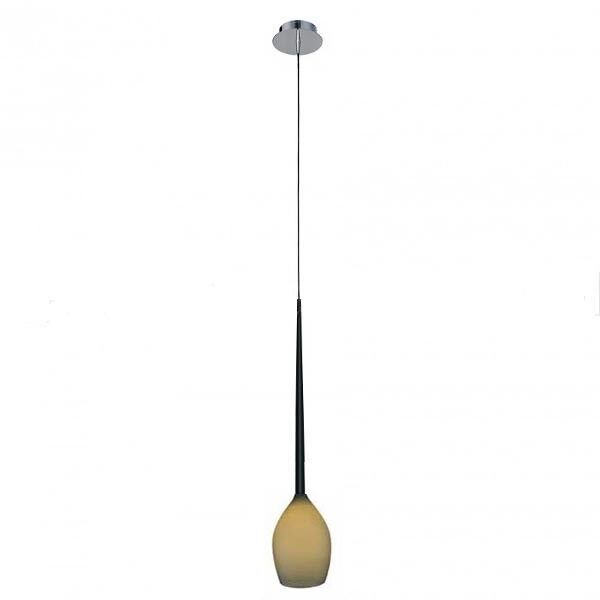 Lampa wisząca Izza 1 oliwkowa AZzardo MD1288A-1M AZ1220  szklany klosz nowoczesny