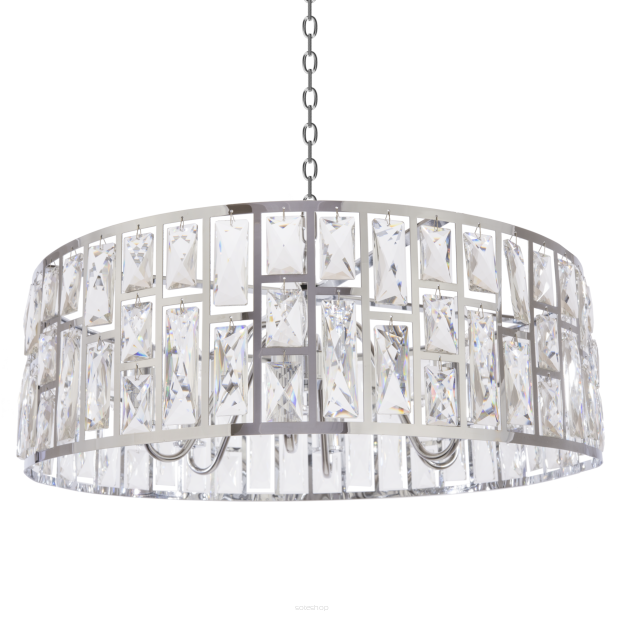 Zwis KYIV  II - P06865CH cosmolight  EKSTRAWAGANCKA Rama w kolorze chromu kryształowe szkło