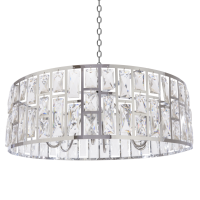 Zwis KYIV  II - P06865CH cosmolight  EKSTRAWAGANCKA Rama w kolorze chromu kryształowe szkło