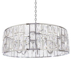 Zwis KYIV  II - P06865CH cosmolight  EKSTRAWAGANCKA Rama w kolorze chromu kryształowe szkło