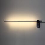 Kinkiet LINE 243 ELKIM Czarna podłużna lampa ścienna wykonana z aluminium LED 10W 3000K - 2