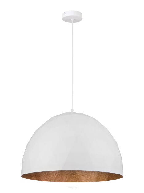 Lampa wisząca DIAMENT L 31370 SIGMA BIAŁA MIEDZIANA 50 CM