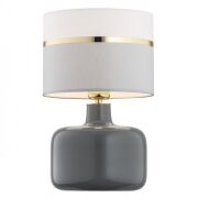 Lampa stołowa BEJA 4362 Argon Dekoracyjna klasyczna szaro-złota