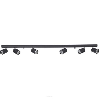 Listwa sufitowa EYE SPOT 6611 Nowodvorski 119 cm CZARNA 6 reflektorów 