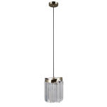 Lampa wisząca Sabriga PND-44544-1 Italux Kryształowa antyczny brąz - 2