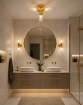 RIMINI Ceiling 3L Clear/Brass 109238 Markslojd - 3