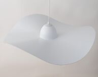 Lampa wisząca KAPELLO 32338 SIGMA kapelusz 76 cm biały/złoty - 2