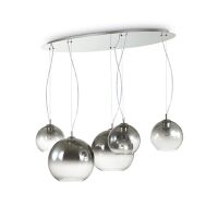 Lampa wisząca Discovery Fade SP5 138305 NOWOCZESNY IP20  METAL Ideal Lux LAMPA WEWNĘTRZNA OPRAWA W NOWOCZESNYM STYLU