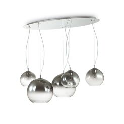 Lampa wisząca Discovery Fade SP5 138305 NOWOCZESNY IP20  METAL Ideal Lux LAMPA WEWNĘTRZNA OPRAWA W NOWOCZESNYM STYLU