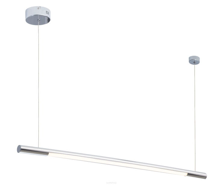 Lampa wisząca ORGANIC HORIZON P0355  poprzeczna rurka Maxfliz lampa jest w stylu nowoczesnym chrom led okrągła