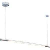 Lampa wisząca ORGANIC HORIZON P0355  poprzeczna rurka Maxfliz lampa jest w stylu nowoczesnym chrom led okrągła