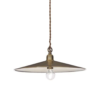 Lampa wisząca CANTINA SP1 BIG BRĄZ Ideal Lux  112701   metalowa rama klosz w kształcie stożka o brązowym zabarwieniu