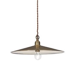 Lampa wisząca CANTINA SP1 BIG BRĄZ Ideal Lux  112701   metalowa rama klosz w kształcie stożka o brązowym zabarwieniu