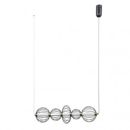 Lampa wisząca Rabel PND-344221-5-BK Italux